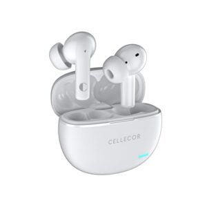 Cellecor BroPods CB44 TWS with 35 Hours Playtime, ENC, Insta Wake N' Pair, HD Sound, 13mm Driver, Truly Wireless (White)