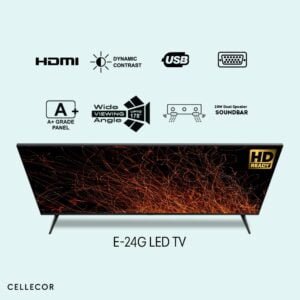 Cellecor E-24G 60 cm (24 inch) HD Ready LED TV