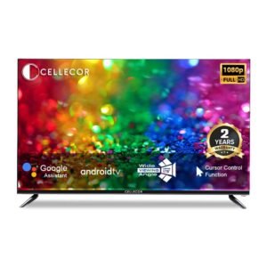 Cellecor E-40P 100 cm (40 inch) Full HD LED Smart Android TV with Voice Remote | Play Store