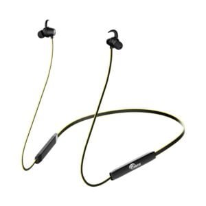 Cellecor NK-4 Plus Wireless Earphone Neckband with 25 Hours Playtime | Bluetooth-5.0v | 10mm Drivers | (Yellow)