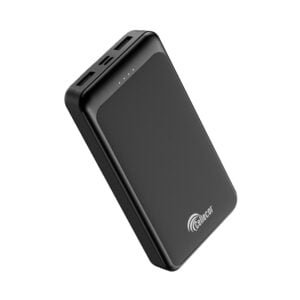 Cellecor CLPB-20 20000mAH Lithium Polymer Power Bank | 18W Fast Charge | Dual USB Output | Dual Input-Type C & Micro USB | Power LEDs Indicator (Black)
