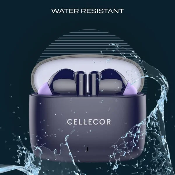 Cellecor Bropods CB11 Waterproof Earbuds with 45 Hours Playtime| 5.1v Bluetooth | Auto Pairing | 13 mm Driver | Voice Assistant | ENC (Blue)