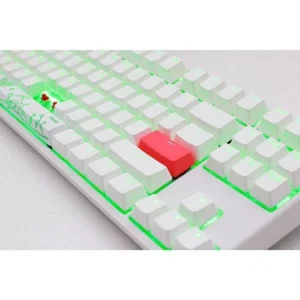 Ducky One 2 TKL Cherry Blue RGB Gaming Keyboard White