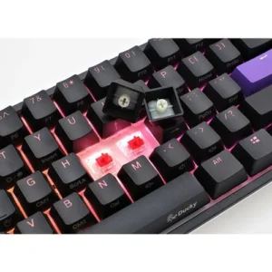 Ducky One 2 Mini Cherry Silent Red Gaming Keyboard Black