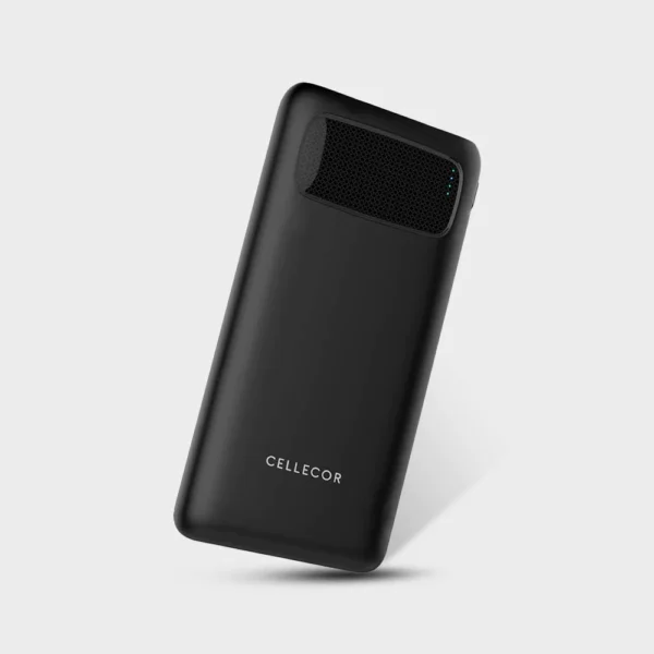 Cellecor Power Bank CLPB-70DW| 10000mAH| Portable Power Bank| Output USB(type A),Type C, lightning Cable | Type C input| digital indicator| Protection Against Short Circuit