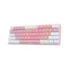 Redragon K617 FIZZ 60% Wired RGB Gaming Keyboard Pink & White