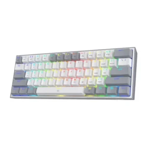 Redragon K617 FIZZ Gaming Keyboard White & Grey