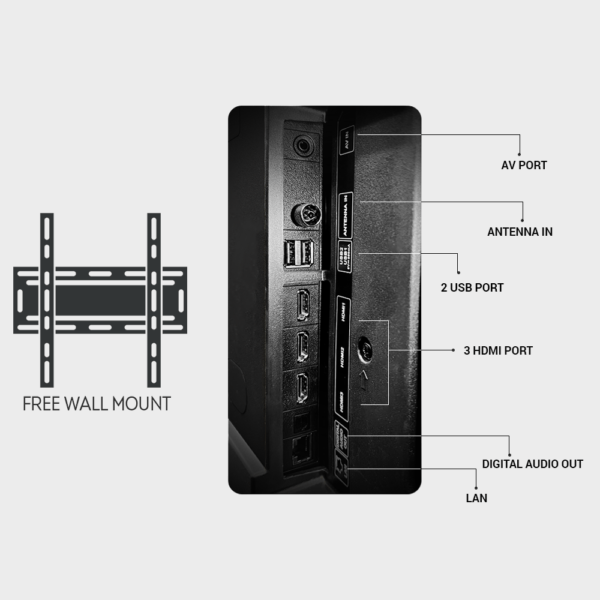 Cellecor S-55 UHD 4K LED 55" Smart TV