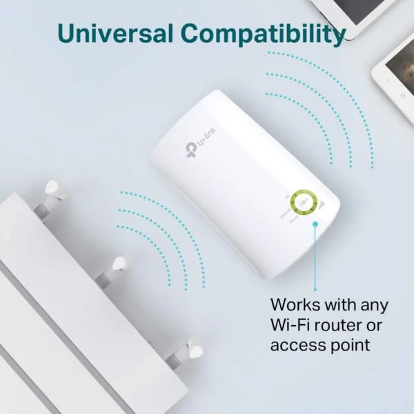 TP-Link TL-WA854RE - 300Mbps Wi-Fi Range Extender SPEED: 300Mbps at 2.4GHz