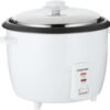 Nikai NR672N1 1.8L Rice Cooker with Steamer, Teflon-Coated Pot