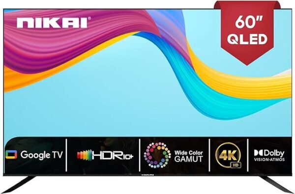 Nikai NPROG60QLED 60 Inch Google Smart 4K QLED UHD TV