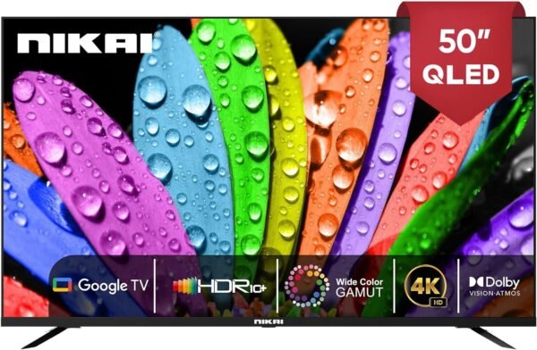 Nikai NPROG50QLED 50 Inch 4K QLED Ultra HD Smart Google TV