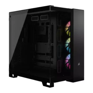 Corsair 6500X RGB Mid-Tower ATX Dual Chamber Gaming Case Black