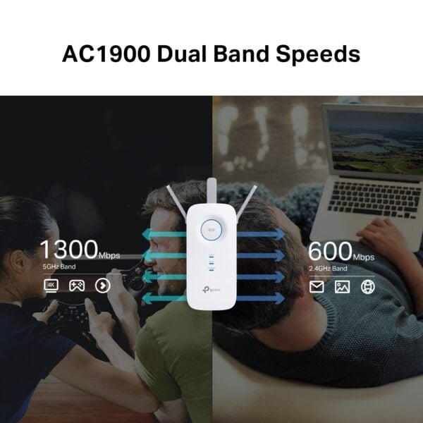 TP-Link RE550 - AC1900 Wi-Fi Range Extender