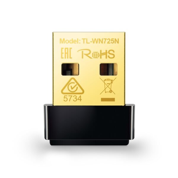 TP-Link TL-WN725N - 150Mbps Nano Wi-Fi USB Adapter SPEED: 150 Mbps at 2.4 GHz