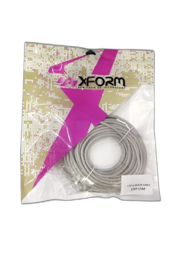 XFORM UTP Cables Patch Cord CAT6 RG45 (15 Meter)