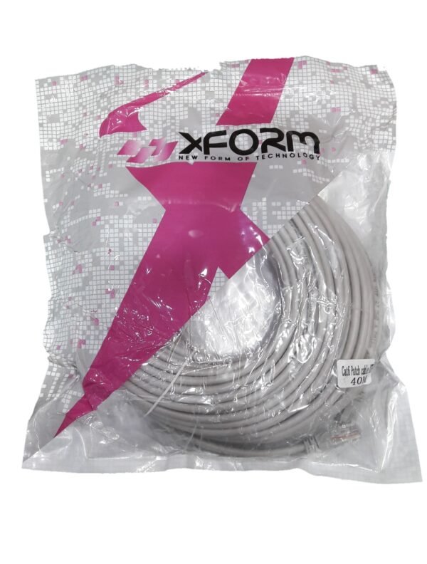 XFORM UTP Cables Patch Cord CAT6 RG45 (40 Meter)