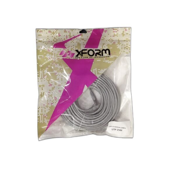 XFORM UTP Cables Patch Cord CAT6 RG45 (25 Meter)