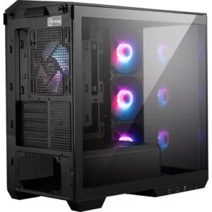 MSI MAG PANO M100R PZ Mid-Tower M-ATX Tempered Glass Gaming Case Black