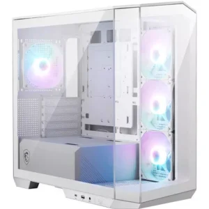 MSI MAG PANO M100R PZ Mid-Tower M-ATX Tempered Glass Gaming Case White