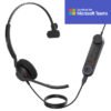 Jabra Engage 50 II MS Teams Wired Headset - (Detachable Link) USB-A, Mono