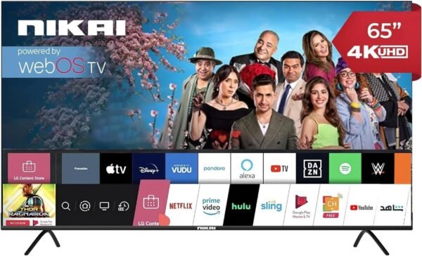 Nikai NIK65MEU4STN 65 Inch UHD LED WebOS Smart Tv