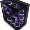 NZXT H5 Flow RGB Compact ATX Mid-Tower Airflow White Gaming Case