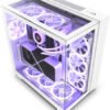 NZXT H5 Flow RGB Compact ATX Mid-Tower Airflow White Gaming Case