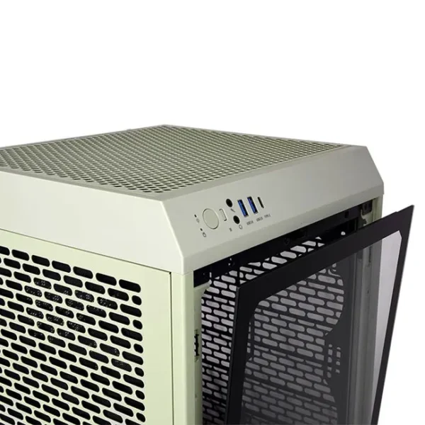 Thermaltake The Tower 200 Mini-Tower Mini-ITX Gaming Case Matcha Green