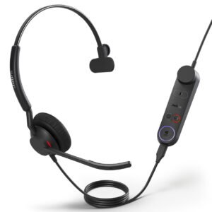 Jabra Engage 50 II MS Teams Wired Headset - (Detachable Link) USB-A, Mono
