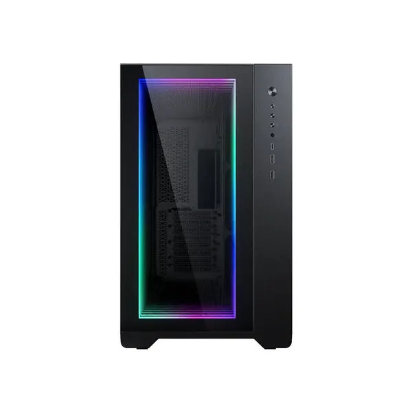 MagniumGear NEO Qube 2 RGB Digital Infinity Mirror ATX Mid-Tower Gaming ...