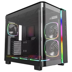 Montech KING 95 PRO Dual-Chamber ATX Mid-Tower Gaming Case Black