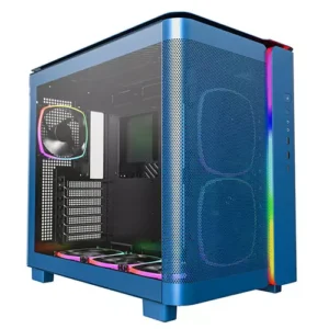 Montech KING 95 PRO Dual-Chamber ATX Mid-Tower Gaming Case Blue