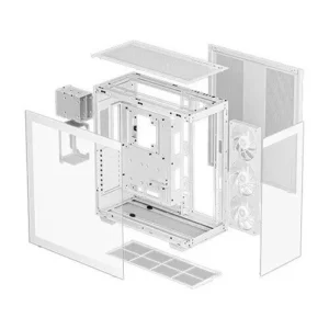 DeepCool CH780 Panoramic ARGB Dual Chamber ATX Case White