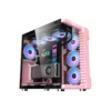 WJ Coolman ROBIN II ATX Gaming Case With 7 ARGB Fans PINK