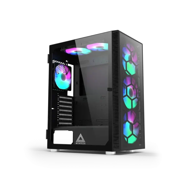 Montech X3 Glass RGB Mid-Tower Gaming Case Black