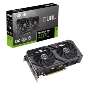 ASUS Dual GeForce RTX 4070 EVO OC Edition 12GB GDDR6X 192-Bit Video Card, DLSS 3