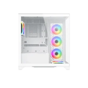Xigmatek Endorphin Ultra Arctic TG RGB Mid-Tower ATX Gaming Case White