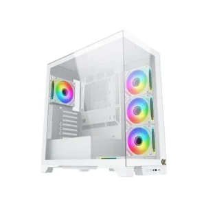 Xigmatek Endorphin Ultra Arctic TG RGB Mid-Tower ATX Gaming Case White