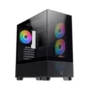 XIGMATEK CUBI ATX RGB Tower Gaming Case Black