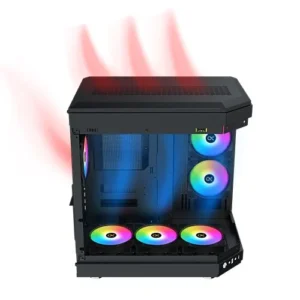 XIGMATEK CUBI ATX RGB Tower Gaming Case Black