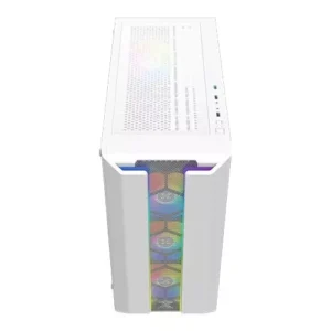 XIGMATEK Gaming Y Pro Arctic Dual ARGB LED Strip EATX Gaming Case White