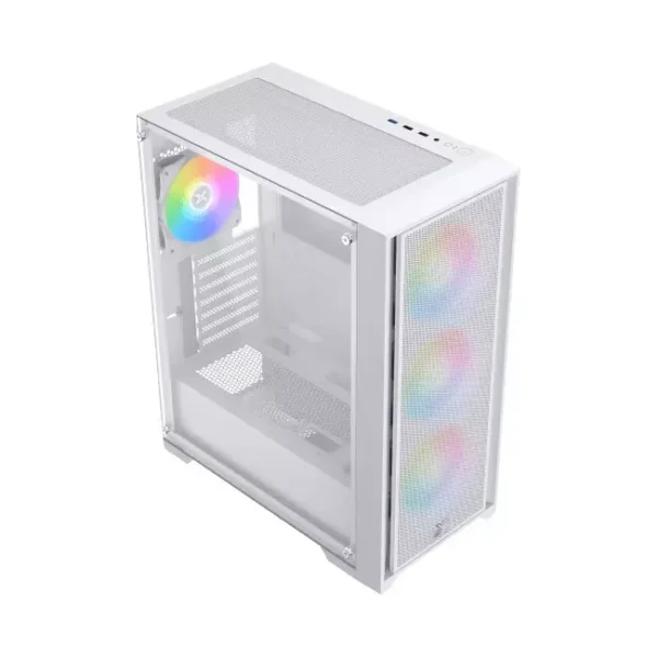 Xigmatek Gaming X II Arctic Elegent Meshed Gaming E-ATX Gaming Case White