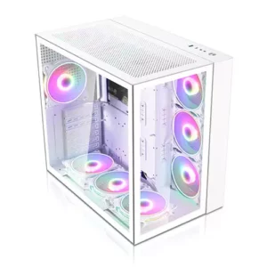 XANDER Neptune ATX Tempered Glass Gaming Case White