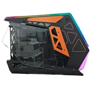 XANDER Spectrum ARGB Strip E-ATX Tempered Glass Gaming Case Black