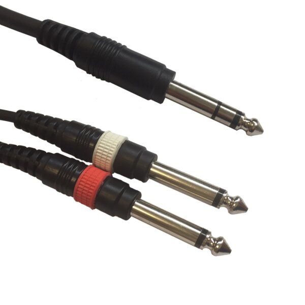 AC-J6S-2J6M/3 Jack 6,3mm stereo/2x Jack