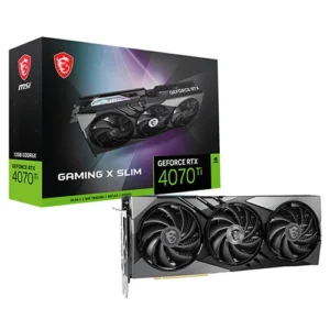 MSI GeForce RTX 4070 Ti GAMING X SLIM 12G GDDR6X 192-Bit Video Card