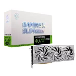 MSI GeForce RTX 4070 Ti SUPER GAMING X SLIM White Edition 16GB Video Card DLSS 3