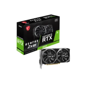 Msi GeForce RTX 3050 Ventus 2X XS OC 8GB GDDR6 128-Bit Video Card