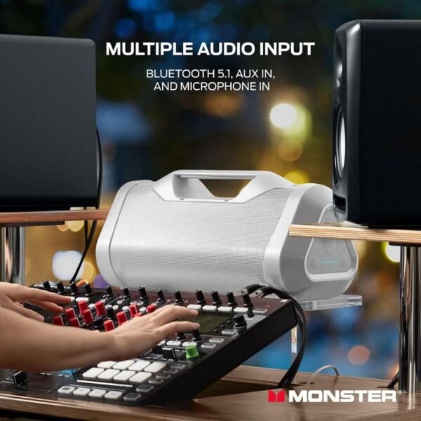 Monster 2MNSK0928W0L2 Blaster Speaker 3.0 - White